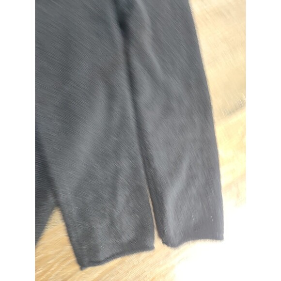 Skull Cashmere Black Long Open Front Cardigan Women's Small Fringe Hem L/S - Picture 7 of 9